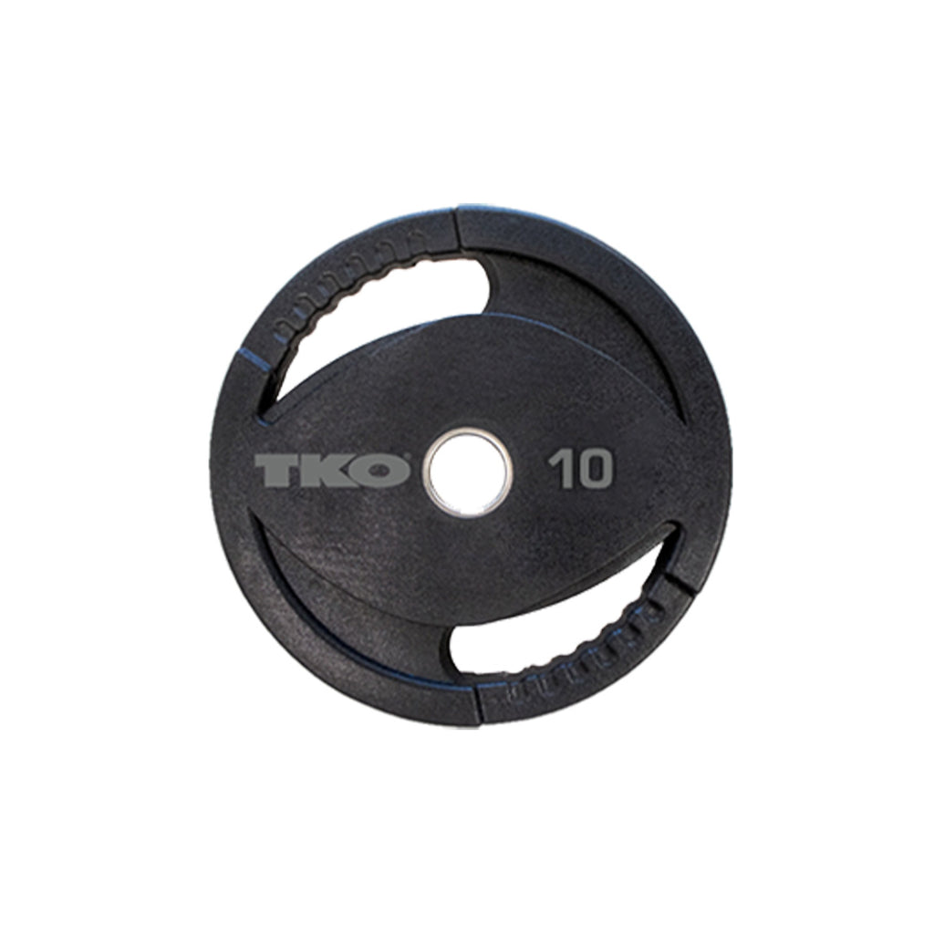 TKO 10 lb Urethane Olympic Plate thumbnail 2