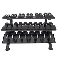 3-Tier Horizontal Dumbbell Rack (holds 5-75lbs) thumbnail 3