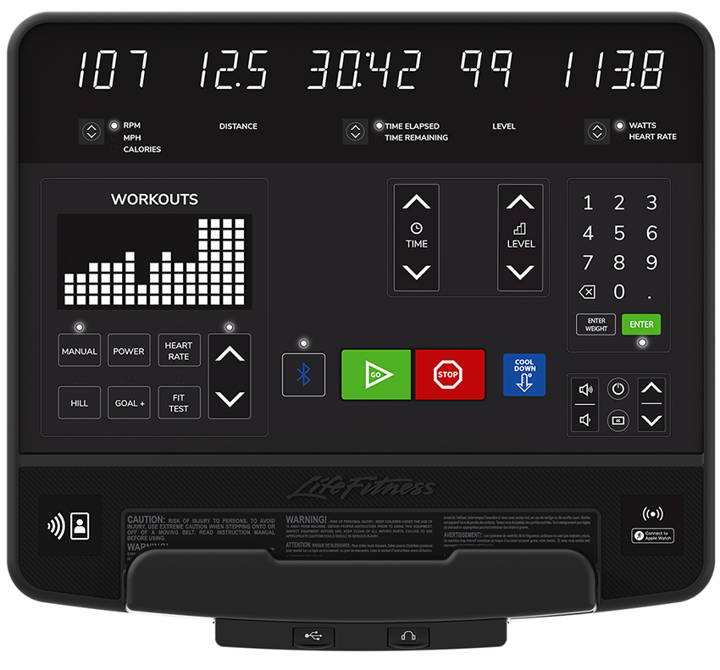 Life Fitness Club Series + Recumbent Lifecycle® Exercise Bike thumbnail 6