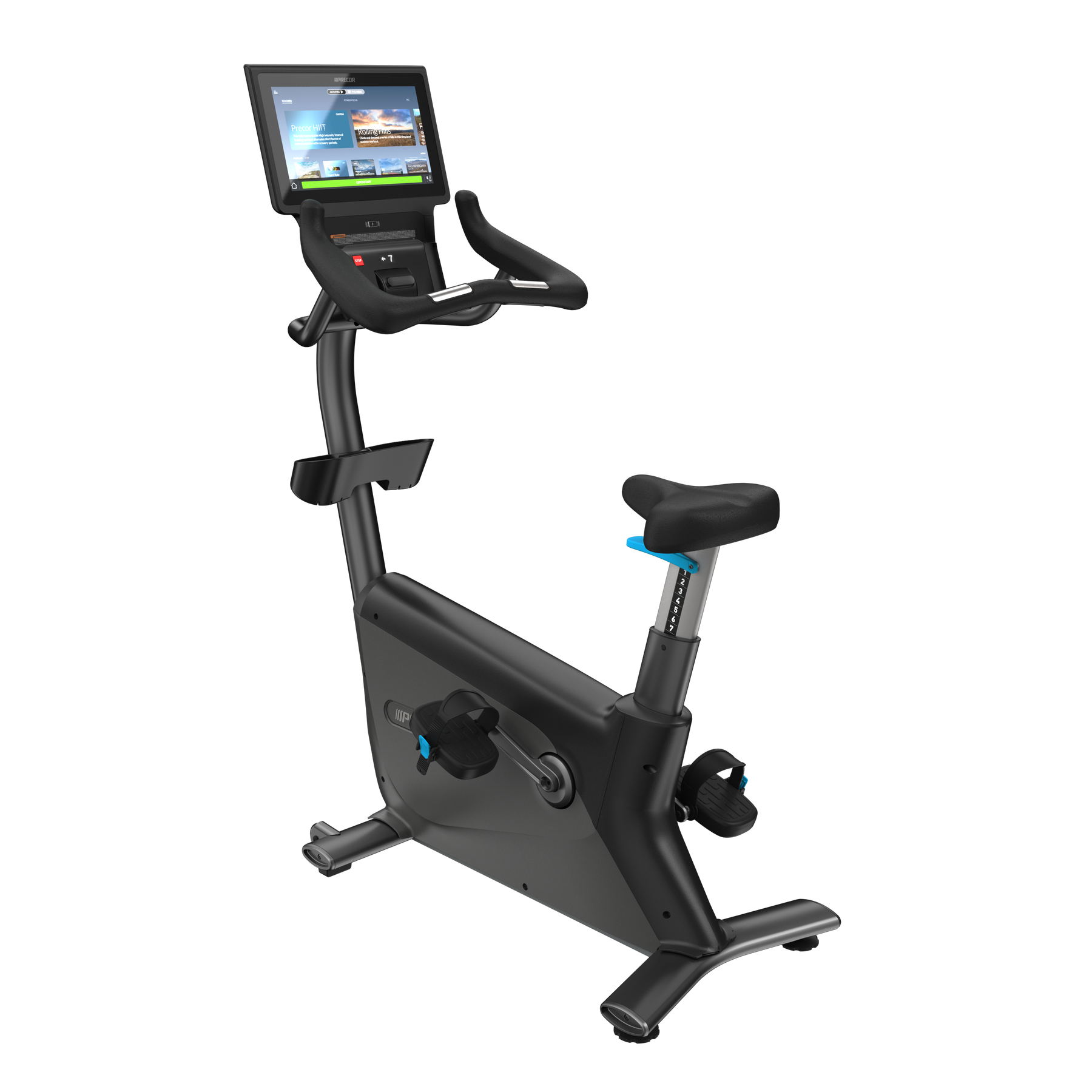 PRECOR UBK 800 Upright Cycle thumbnail 4