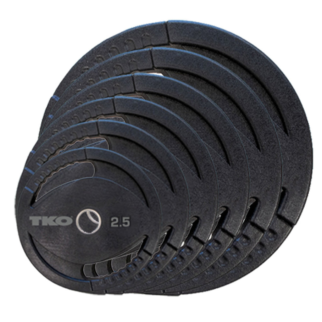 TKO 45 lb Urethane Olympic Plate thumbnail 9